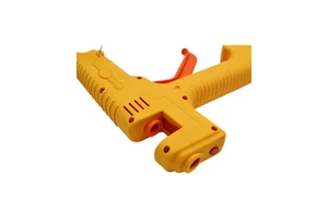 200W Yellow DIY Industrial Thermostatic Non-Toxic Electric Hot Melt Glue Gun 220V 3-Year Warranty 7mm/11mm Diameter 300mm Length