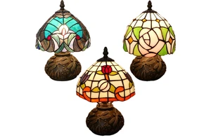 European American Creative Base Bedroom Nightlight Table Lamp Mediterranean Garden Decoration Exquisite Small Cute Table Lamp