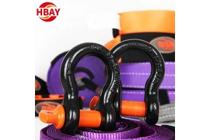 High Strength Heavy Duty Alloy Steel Shackles for Lifting Rigging Marine Construction Secure Connection Hardware