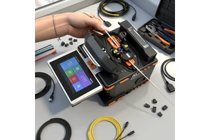 OEM ODM FTTH M5 Fiber Optical Fusion Splicer With OPM VFL 6 Motors High Accuracy Fully Automatic 6s Welding Machine 16s Heating