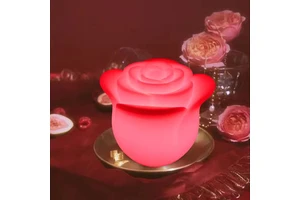 Dropshipping Luminous Rose Lantern Decoration Bar Club Table Lamp RGB Colorful Night Lamps Illuminated Rose Flower Motif Light
