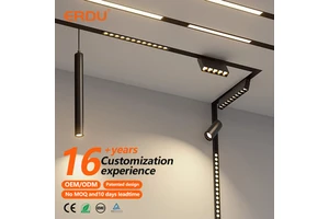 New Trend Modern LED Track Lights 3CCT Tuya Smart Professional Magnetic System 48V Surface Recessed Linear Lighting