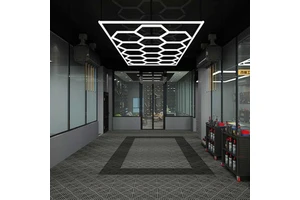 Custom Designed Car Hexagon Led Light Garage Lighting for the Car Workshop