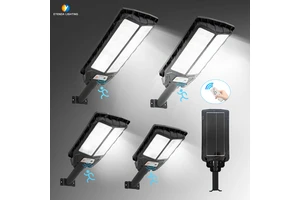 All in One IP67 Solar Street Light for Road Use Waterproof LED with Remote Control (10Pack)