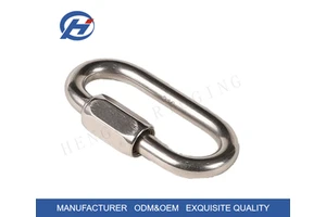 304/316 Stainless Steel Thimble Quick Link Connect Ring Anti-Corrosion Rigging Hardware Multi-Size Cable Connector
