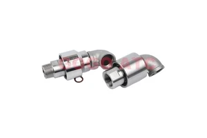 200Bar High Pressure 360 Degree Rotary Joint 50RPM DN25 1 Inch G NPT SS 304 Flange Tower Crane Spray Hydraulic Swivel Fitting