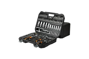 171 Piece Home Repair Tool Kit Plastic Tool Box Storage Repair Hand Tool Set Kit Box Toolbox Combo Storage Case