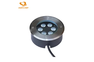 24V Landscape Outdoor Recessed Spot Inground Floor Lamp Stainless Steel/Aluminum IP67 Rated LED 3500K Warm White
