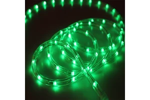 IP65 Waterproof 2 Wires Round Horizontal LED Rope Light