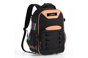 Latest Design Multi-Purpose Functional Durable Technical Tools Backpack Electricians Custom Heavy Duty Backpack Tool Bag