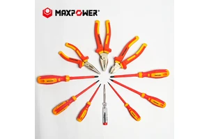 Maxpower Electrician Vde 1000v Tool Set Pliers Screwdriver 10pcs Electricity Insulated Tool Kit