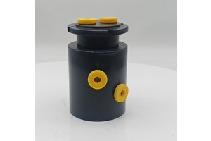Yikaide YHZ-2-11 40L/min 32Mpa Two-Port Swivel Joint Rotary Union for Mini Excavator Grapple Parts 1 Year Warranty OEM Service