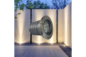 Outdoor IP67 Waterproof Cast Aluminum Recessed Low Buried LED Light CREE COB 60 Degree Beam Angle Remote Control for Lighting