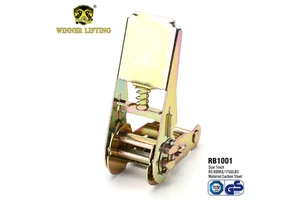 800KG Breaking Strength Ratchet Buckle Color Zinc Plated Metal Cargo Lashing Tensioner