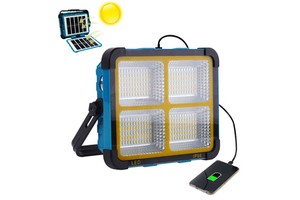 IP66 Outdoor Solar LED Floodlight for Germany Shipping Energy Saving 288LED 5Model Garden Light for Hiking Camping Emergency ABS