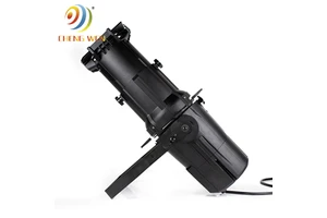 Chengwen LED Contour Light Adjustable Fresnel Spotlight 200W RGBW Zoom TV Studio Lighting Stage Light
