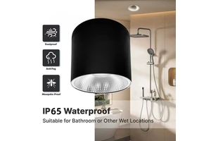 IP65 Surface Mounted Downlight 10W 13W 15W 3CCT 3Power Dimmable Die-Cast Aluminum SMD Downlight Corridor Garden Hotel Spotlight