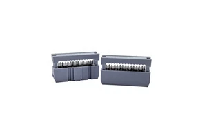 IDC 2.54mm*14pin Dual Row Tin Plated Brass Contact Crimping Head Connector White Color -40~+105 Operating Temp RealRun Connector
