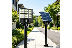 1200W LED Solar Street Light IP65 Waterproof 6000LM
