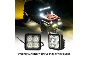 3 Inch 4LED Off Road Work Light IP67 Waterproof 10-30V Spot Flood Combo Driving Lamp For 4x4 SUV ATV Truck Trailer