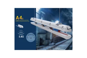40W Tri-Proof IP65 Waterproof LED Batten Light Industrial Emergency & Sensor Lighting 5-Year Warranty Tri-proof Light