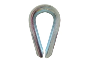 Zinc Plated DIN6899A 24MM 26MM Marine Rope Thimble