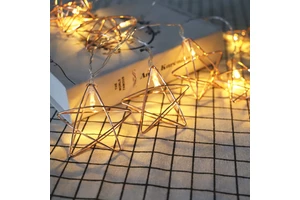 Starlight Plastic Star Light String Water Drop Geometric Nordic Minimalist LED Indoor IP65 USB Decorative Colored Light