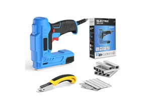 220V DIY Electric Nail Gun for Wood Roofing Decorative Ceiling Frame Metal Material Battery Power Source