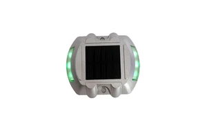 Horseshoe Shape Solar Driveway Lights Solar Dock Lights Outdoor Waterproof Road Markers LED Boat Deck Lamps for Driveway Stair P