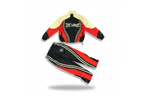 Custom Nylon Tracksuit for men Athletic Windbreaker Set with Zipper Jacket & Joggers custom printed logo