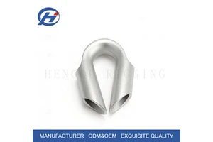 Factory Wholesale Hot Dipped Galvanized Tubular Wire Rope Thimble Carbon Steel Anti Rust Construction Rigging Hardware Multi