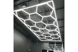 Customized Shopping Mall 4s Car Store Hanging Mounted Steel 30w 4ft Linear Fixture Led Garage Light