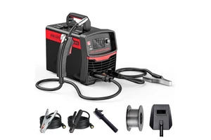 120A 220V Arc TIG MIG 3 in 1 Welder No Gas Inverter MIG Welding Machine for DIY Hobbyist