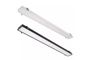 Embedded Grille Long Strip Light Shell Concealed Hotel Recessed Linear Light Washing Wall Tube Spotlight
