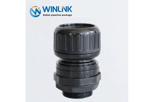 Winlink M32 1.5 Thread PA/Nylon High Quality Flexible Rotary Joint Pipe Connector for Robot Corrugated Tube