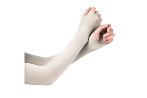 Custom Arm Sleeve Personalized Add Your Image Text Elastic Breathable Oversleeve Sleeves Covers for Cycling