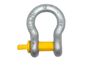 G209 3/4" LC4.75ton Galvanized Carbon Steel Industrial Bow Shackle Forged Shackles for Lifting Hardware