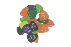 Wholesale High Quality Color Printed Custom Logo Colorful Personalized Delrin-Tortex Durable Waterproof Bass Acoustic/Electric