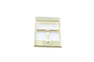 Factory Customized Lady Belt Buckle Light Gold Color Buckle Zinc Alloy Die Casting Good Quality Bag Buckle