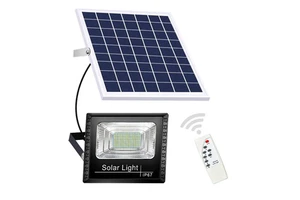 Solar Flood Lights Outdoor IP67 Waterproof Floodlight With Smart Remote Control for Garden Street LED Floodlight Spotlight