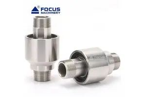 End External Thread Rotary Joint Straight Through Pipe Fittings Swivel Joints Mechanical Seal Hydraulic Oil Water Swivel Union
