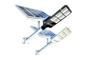 High Quality IP65 Waterproof Outdoor Aluminum 100W 150W 300W Split LED Solar Road Garden Street Light Pole