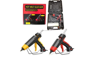 300W High Power Industrial Hot-Melt Glue Gun with Glue Output Adjustment for 11mm Silicone Sticks 110V/240V Hot Melt Glue Gun