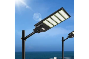 All-Night Waterproof Outdoor Solar Street Light with Remote Control IP68 All-in-One for Road Application LED Lights