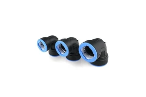 Quick Connection Pp Compression Fittings Push Fittings Elbow Size From 20mm-32mm For HDPE And PPR Pipes