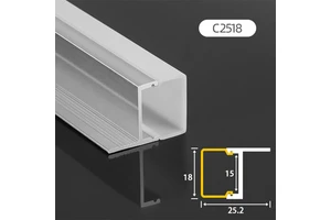 IP65 Waterproof V Shape LED Linear Aluminum Profile for Architectural and Commercial Lighting