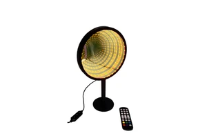 Popular New Design 3D Abyss Thousand Layer Mirror Infinite Tunnel Lights Atmosphere Lamp For Bedroom And Bar
