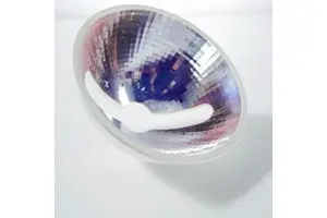 Customizable Anti-Glare Orange Peel Finish Glass Aluminum LED Reflector Bowl for High Bay Flood Lights LED Lenses Reflectors