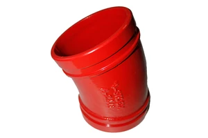 Pipe Fittings 22.5 Degree Red Ductile Iron Pipe Fittings Elbow