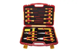 25 Piece Professional Insulated Hand Tool Set High Voltage Electrician Repair Kit
